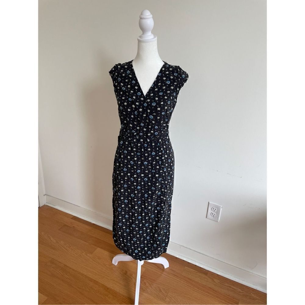 Jcrew Factory Floral midi wrap dress XS